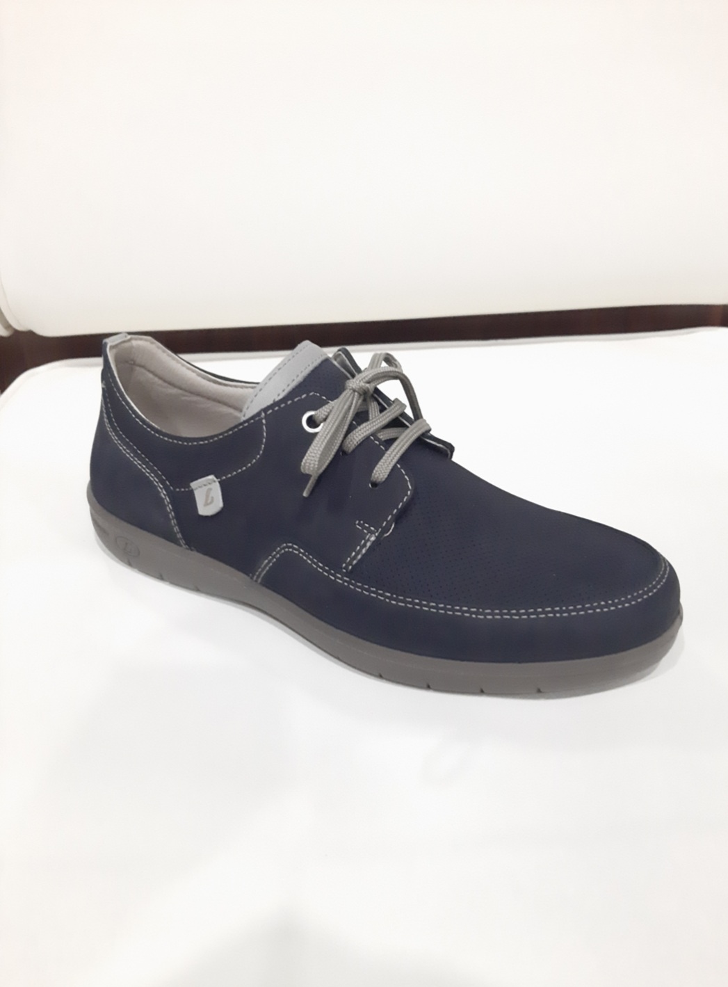 SCARPA ALLACCIATA IN NABUK LUISETTI UOMO