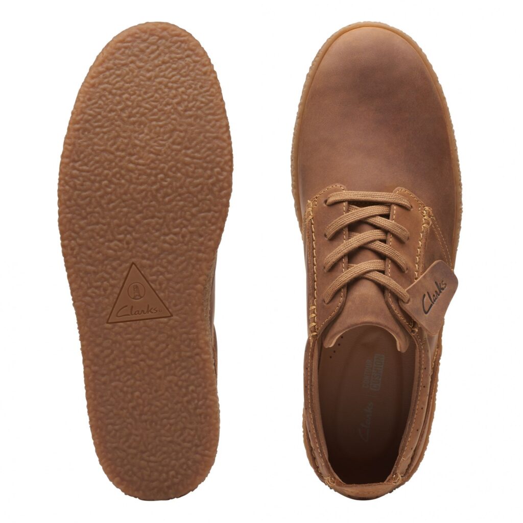 DERBY STREETHILLLACE DKTAN CLARKS UOMO
