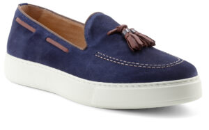 SLIP ON IN CAMOSCIO CON NAPPINE EXTON UOMO
