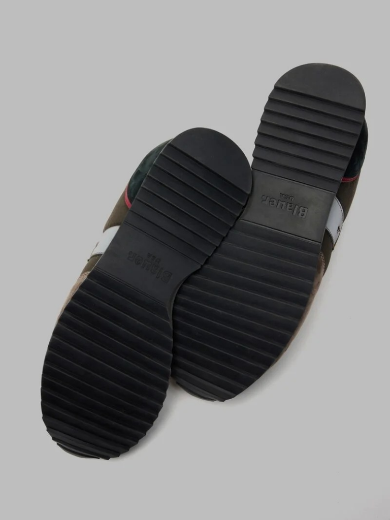 SNEAKERS ALLACCIATA RUNNING QUEENS01-WAX BLAUER UOMO