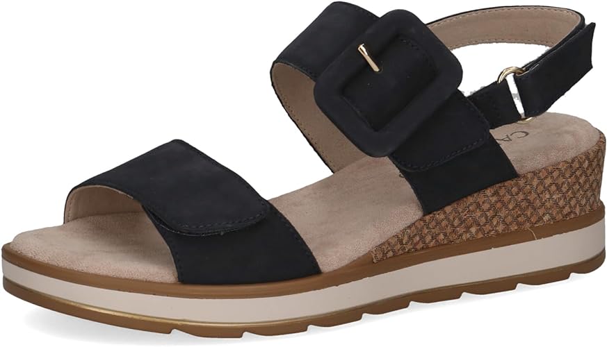 SANDALO CON ZEPPA CON FASCE REGOLABILE CAPRICE DONNA