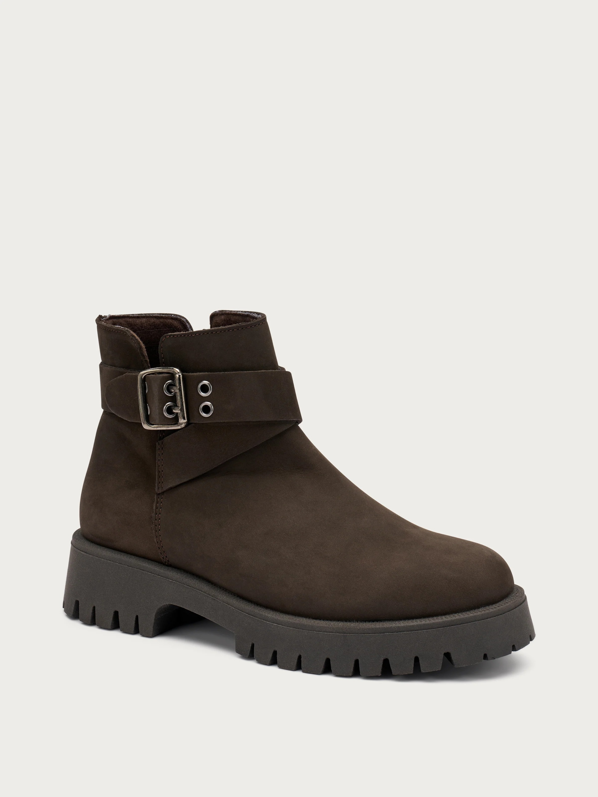 STIVALETTO IN NABUK CON SUOLA CARRO FRAU DONNA