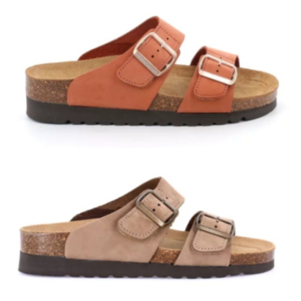CIABATTA A 2 FASCE MODELLO BIRKENSTOCK HOLA GRUNLAND DONNA