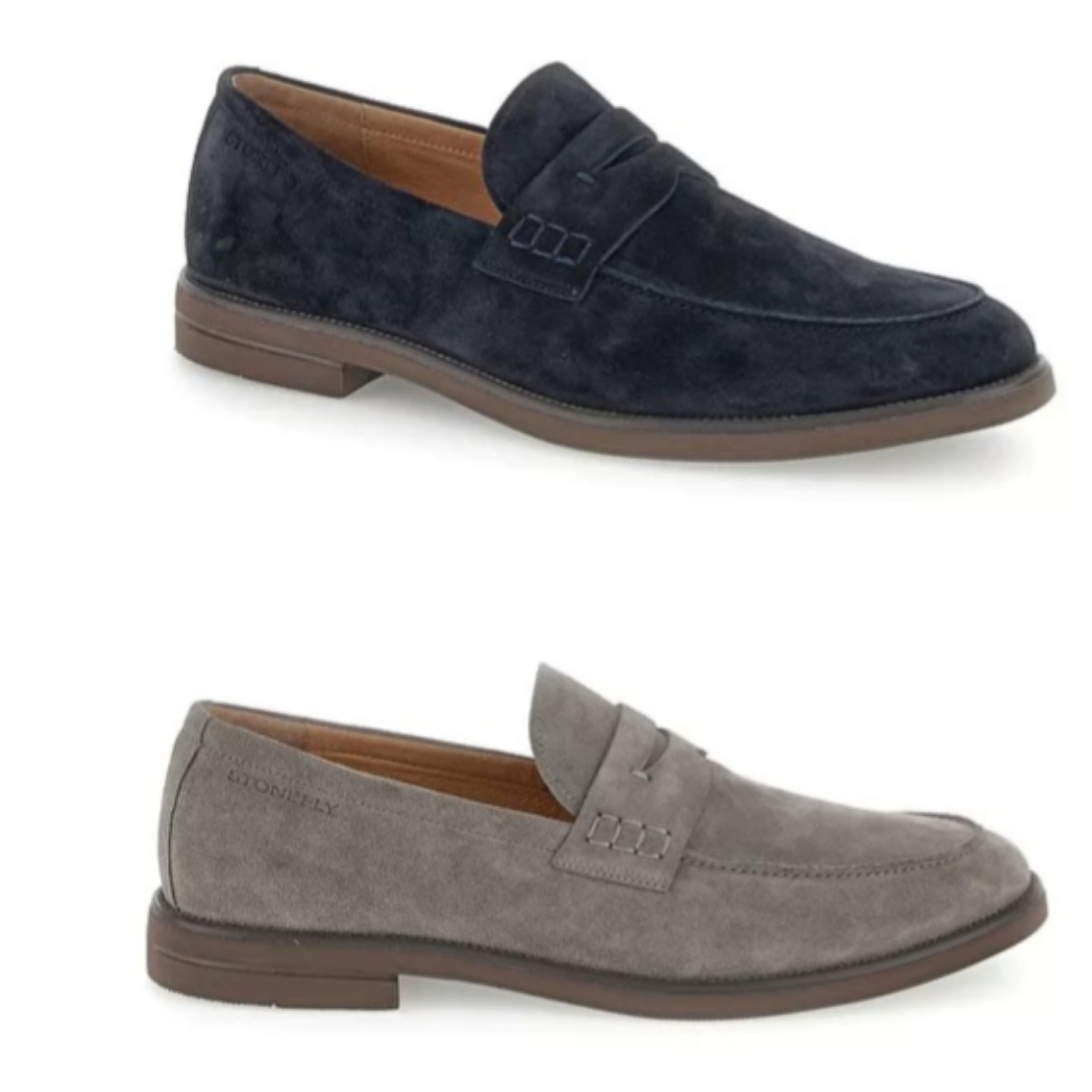MOCASSINO IN CAMOSCIO CALVIN STONEFLY UOMO