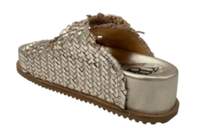 CIABATTA A DUE FASCE CON FIBBIE GIOIELLO MARY MODE DONNA