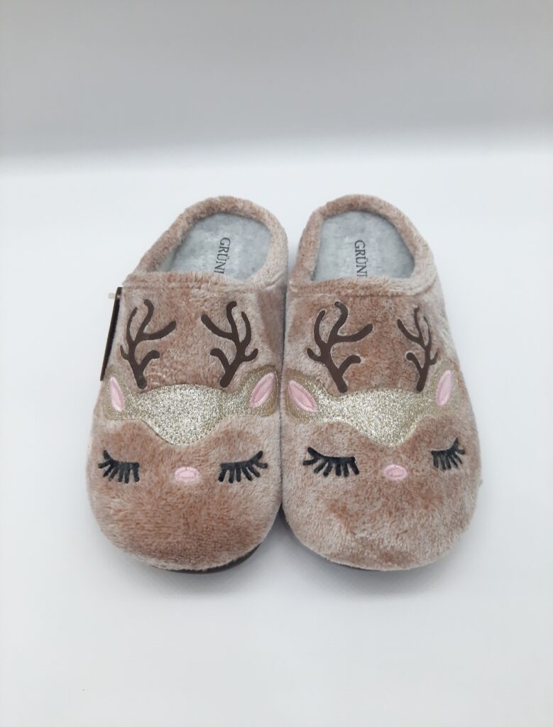 PANTOFOLE NATALIZIE CON RENNA FAYE GRUNLAND DONNA