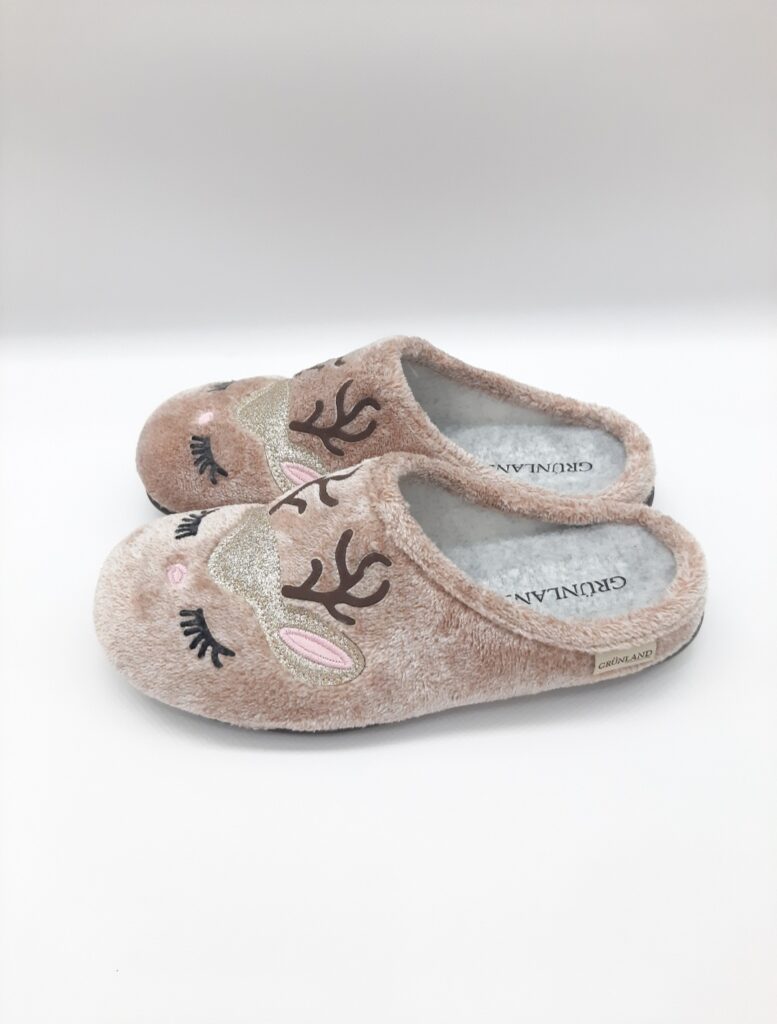 PANTOFOLE NATALIZIE CON RENNA FAYE GRUNLAND DONNA