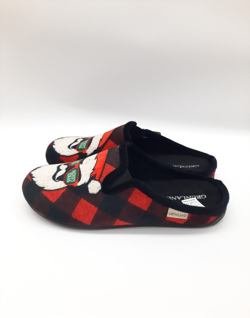 PANTOFOLA NATALIZIA CON BABBO NATALE ORMI GRUNLAND UOMO