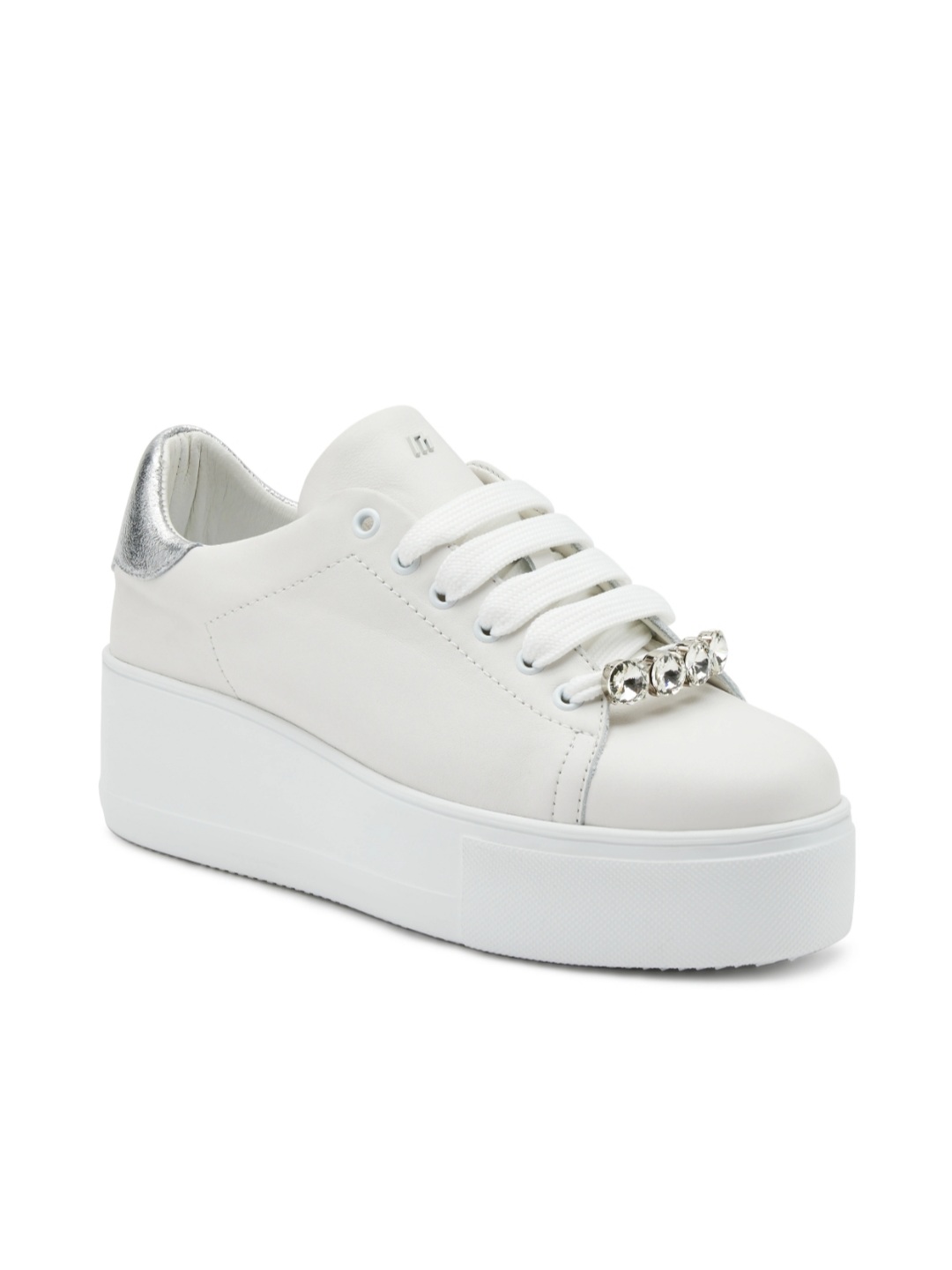 SNEAKER ALLACCIATA CON GIOIELLO PLATFORM FRAU DONNA