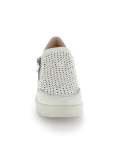 SLIP ON CON ZIP LATERALE CREAM 50 STONEFLY DONNA