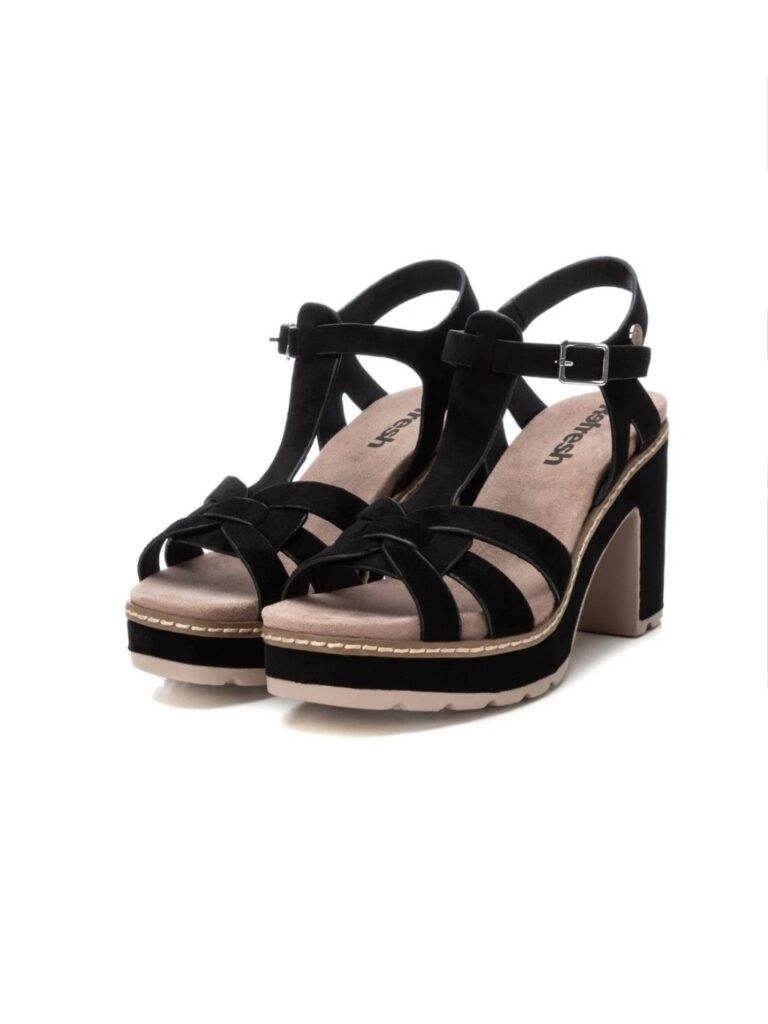 SANDALO CON TACCO E PLATEAU REFRESH DONNA