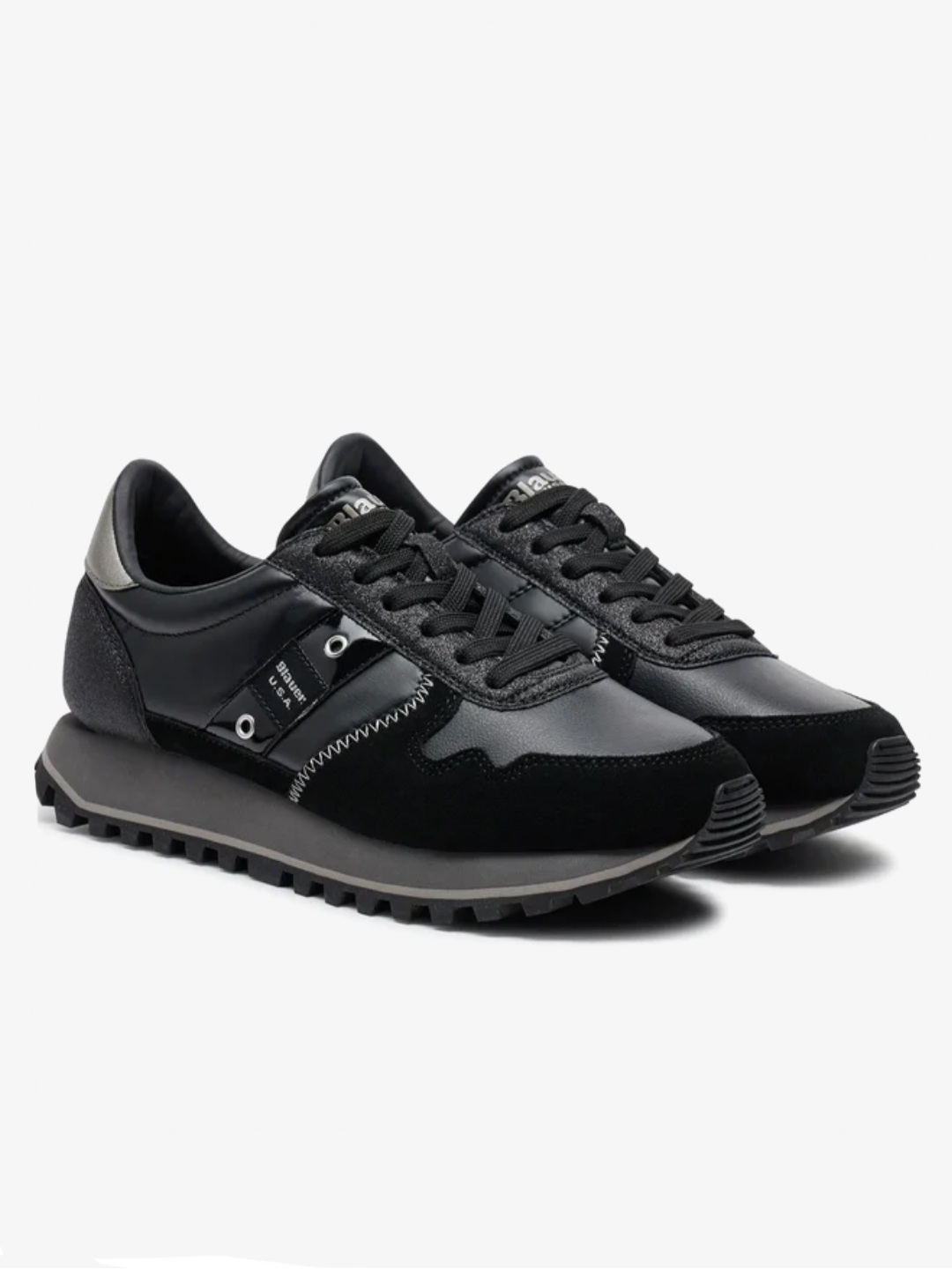 SNEAKERS ALLACCIATA MILLEN BLAUER DONNA