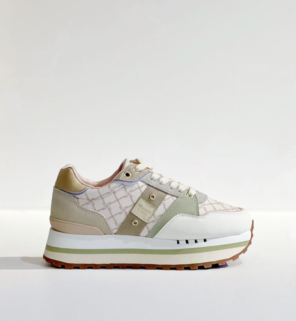 SNEAKER ALLACCIATA CON ZEPPA EPPS BLAUER DONNA
