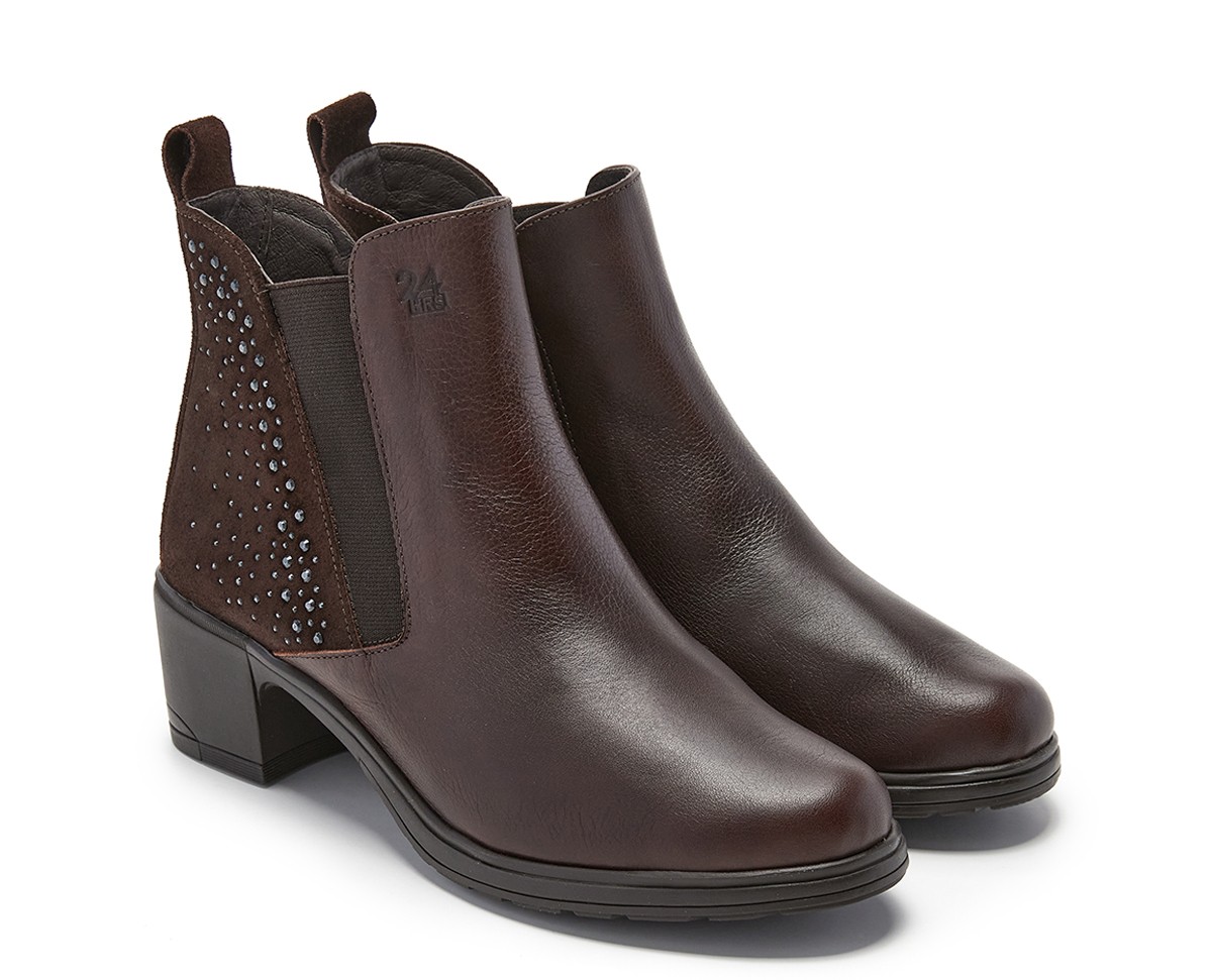 TRONCHETTO CON TACCO STACCATO 24HRS DONNA