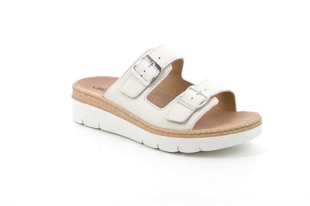 CIABATTA A 2 FASCE CON FIBBIETTE MOLL GRUNLAND DONNA