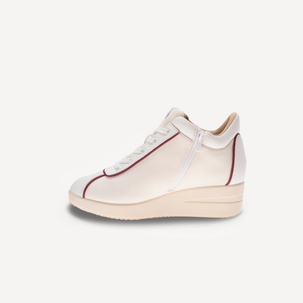 SNEAKER STRINGATA CON ZIP LATERALE MINNIE RUCOLINE