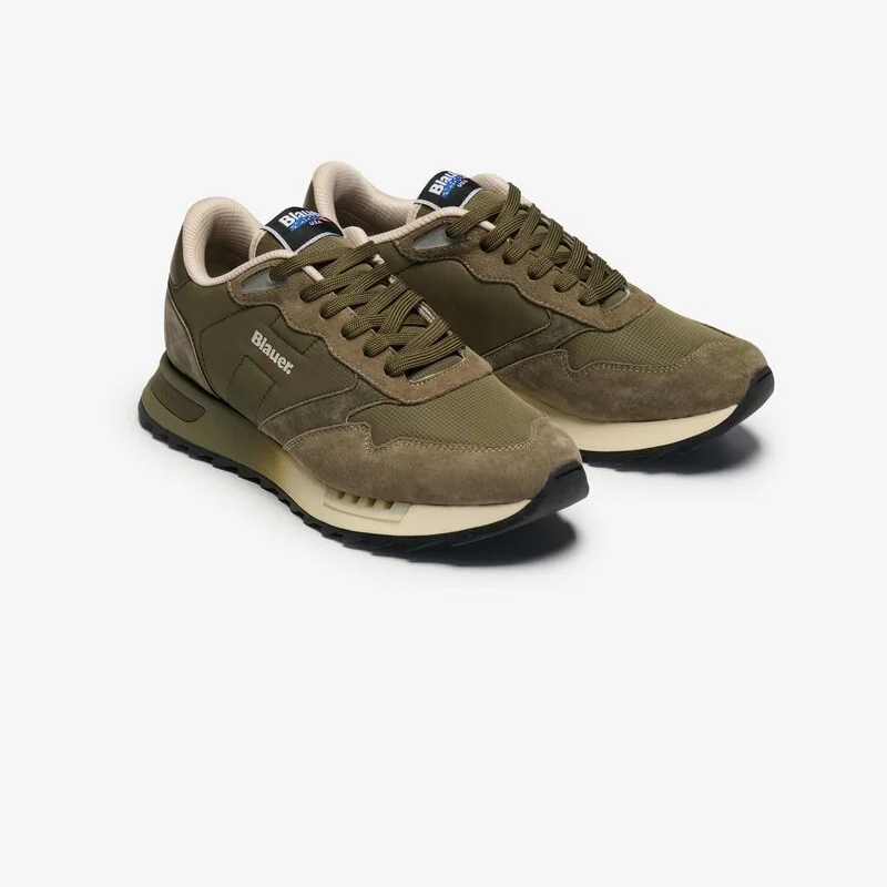 SNEAKER STRINGATA RIDER01 BLAUER UOMO