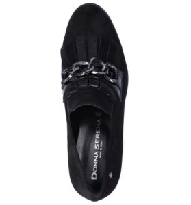 MOCASSINO CON FRANGIA E FIBBIETTA DONNA SERENA