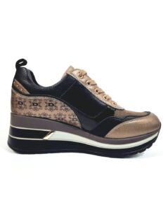 SNEAKERS CON LACCI E ZIP LATERALE DONNA SERENA
