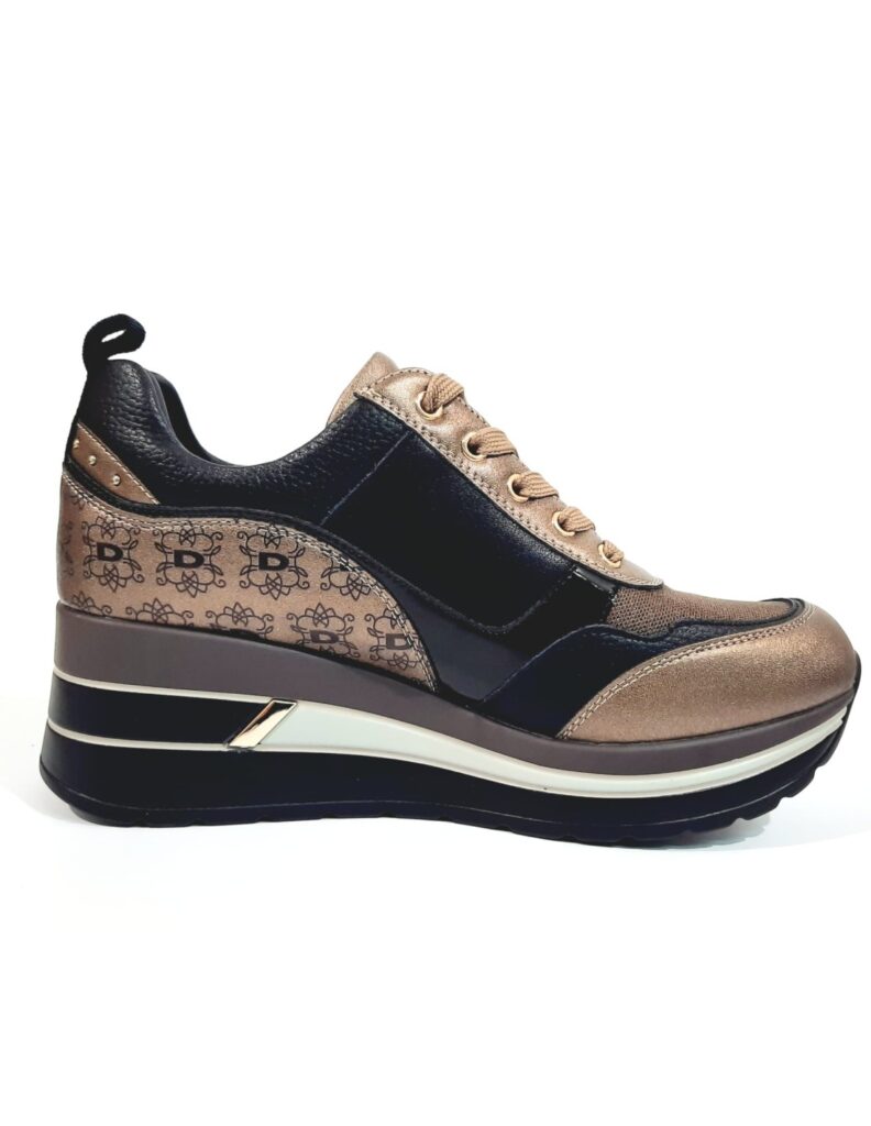 SNEAKERS CON LACCI E ZIP LATERALE DONNA SERENA