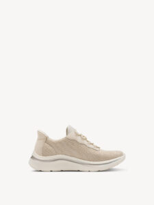 SNEAKERS IN TESSUTO BRILLANTINATO CON LACCI ELASTICI TAMARIS CONFORT