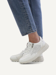 SNEAKER ALLACCIATA CON ZIP LATERALE CAPRICE DONNA