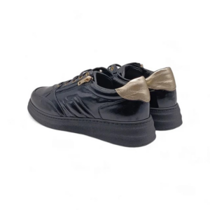 SNEAKERS IN NAPLAK CON ZIP LATERALE FRAU DONNA