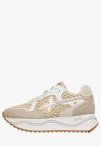 SNEAKER STRINGATA SUEDE/RAFIA DEVA-W W6YZ DONNA
