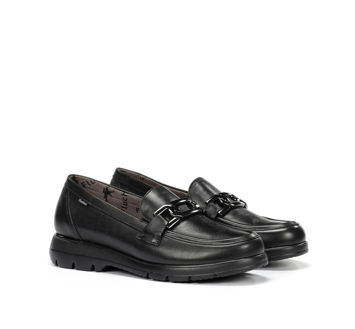 MOCASSINO CON MORSETTO A CATENA GLADIS FLUCHOS DONNA