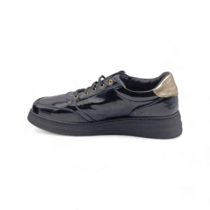 SNEAKERS IN NAPLAK CON ZIP LATERALE FRAU DONNA