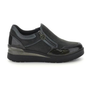 SNEAKER A SLIP ON CON ZIP LATERALE CREAM 62 STONEFLY DONNA 222962