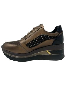 SNEAKERS ALLACCIATA CON ZIP LATERALE DONNA SERENA