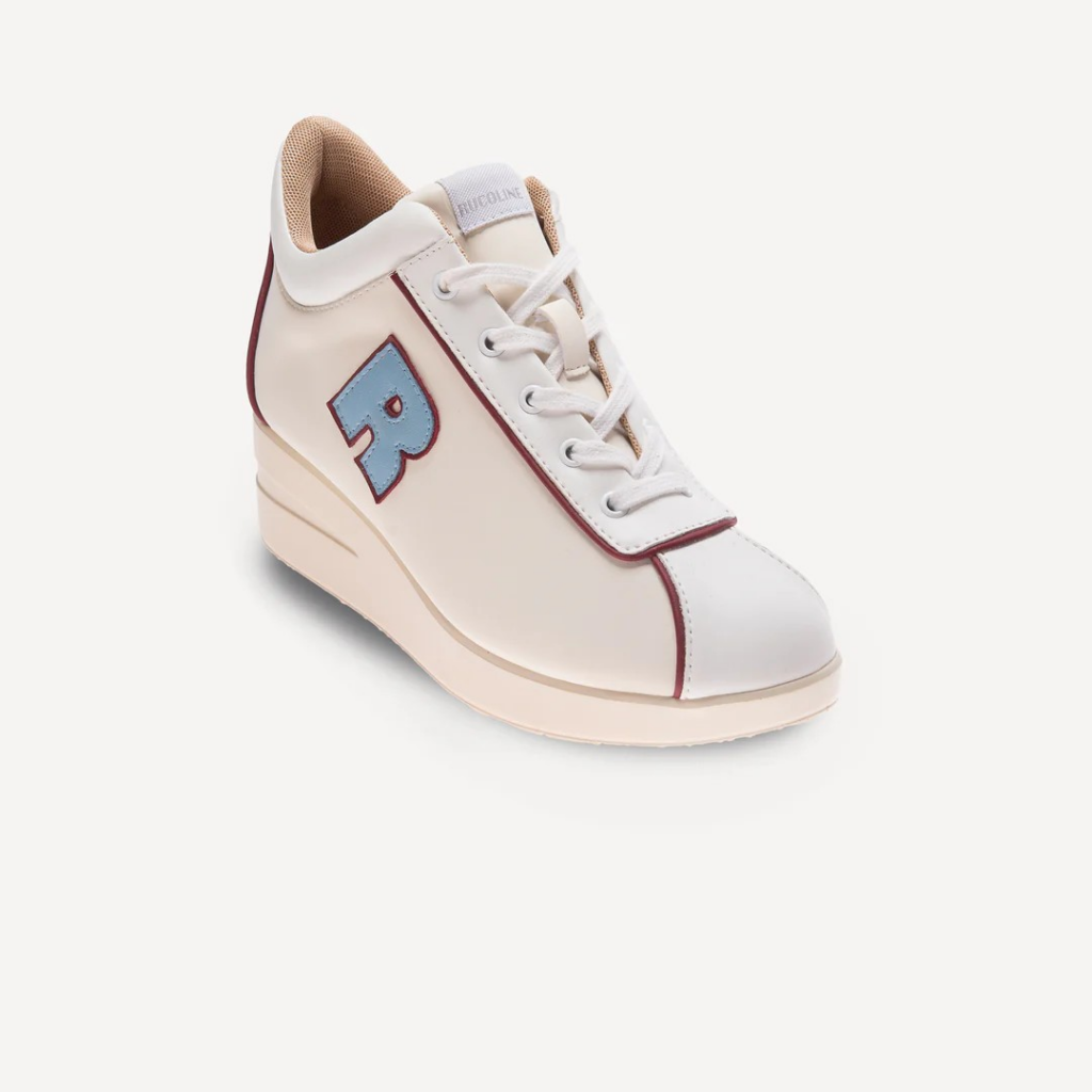SNEAKER STRINGATA CON ZIP LATERALE MINNIE RUCOLINE