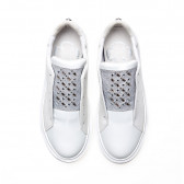 SNEAKER SENZA LACCI CON STRAS PARIS APEPAZZA