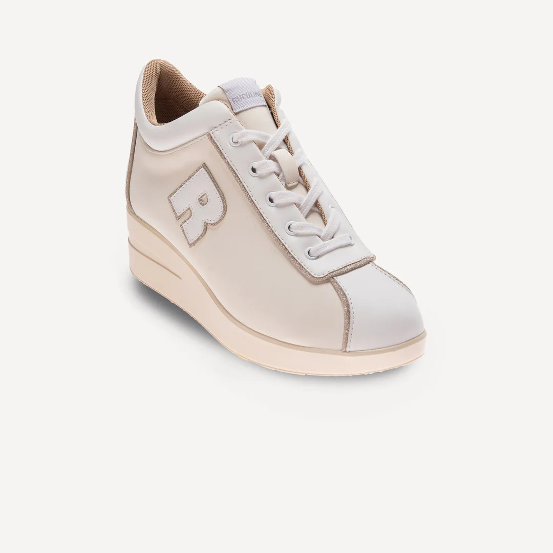 SNEAKER STRINGATA CON ZIP LATERALE MINNIE RUCOLINE